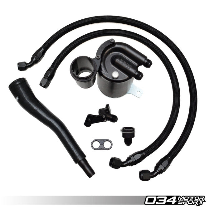 034 Motorsport Billet Catch Can Kit for Audi 8V S3 and Volkswagen Golf MK7R