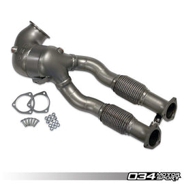 034 Motorsport Audi RS3 8V.5 TTRS 8S Stainless Steel Downpipe DAZA