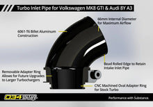 Load image into Gallery viewer, 034Motorsport Turbo Inlet Pipe for Volkswagen Golf Mk8 GTI and Audi 8Y A3