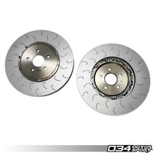 Load image into Gallery viewer, 034 Motorsport 375mm 2-Piece Floating Front Brake Rotor Upgrade - Mk8 Golf R / Audi 8Y S3 - Blue