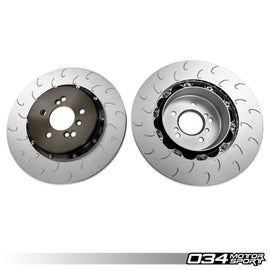 034 Motorsport 370mm 2-Piece Floating Rear Brake Rotor Upgrade - BMW F8X M2/M3/M4