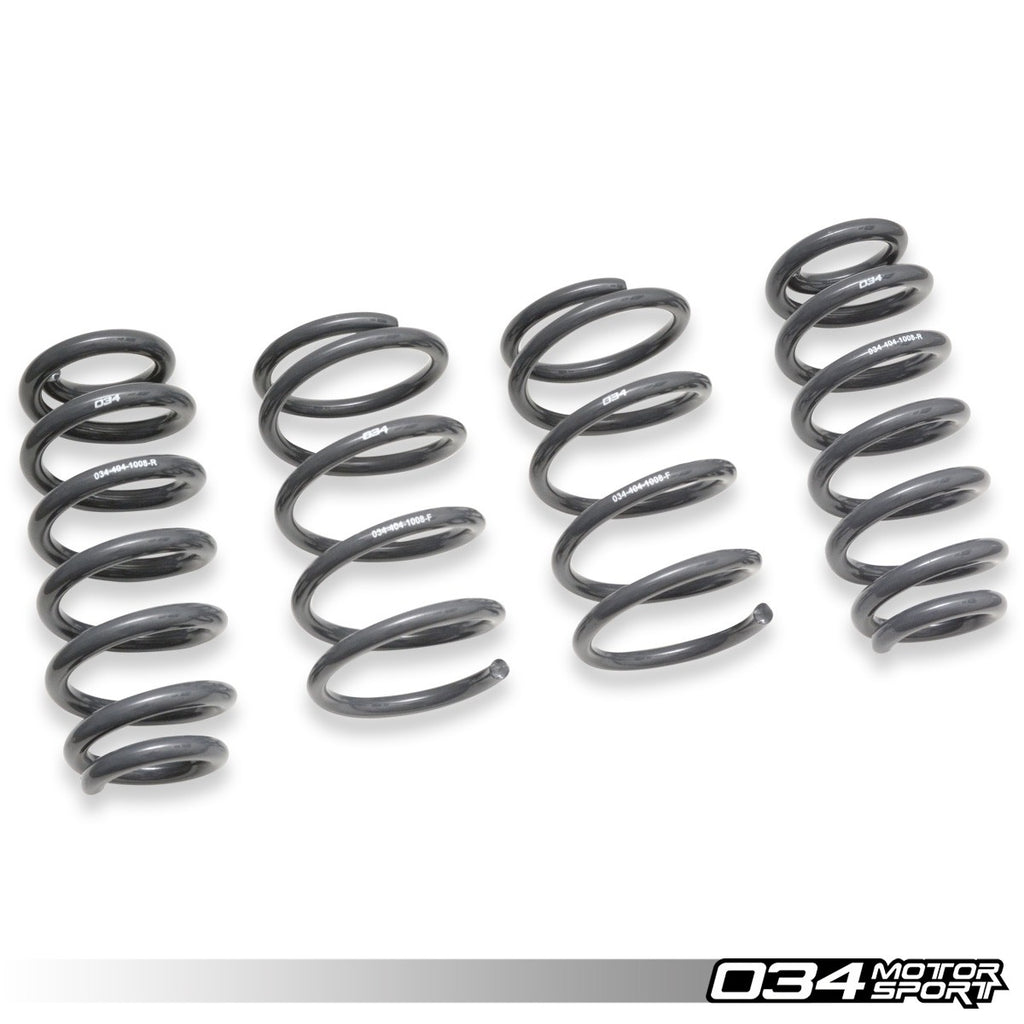 034Motorsport Dynamic+ Lowering Springs for Audi RS3 8V