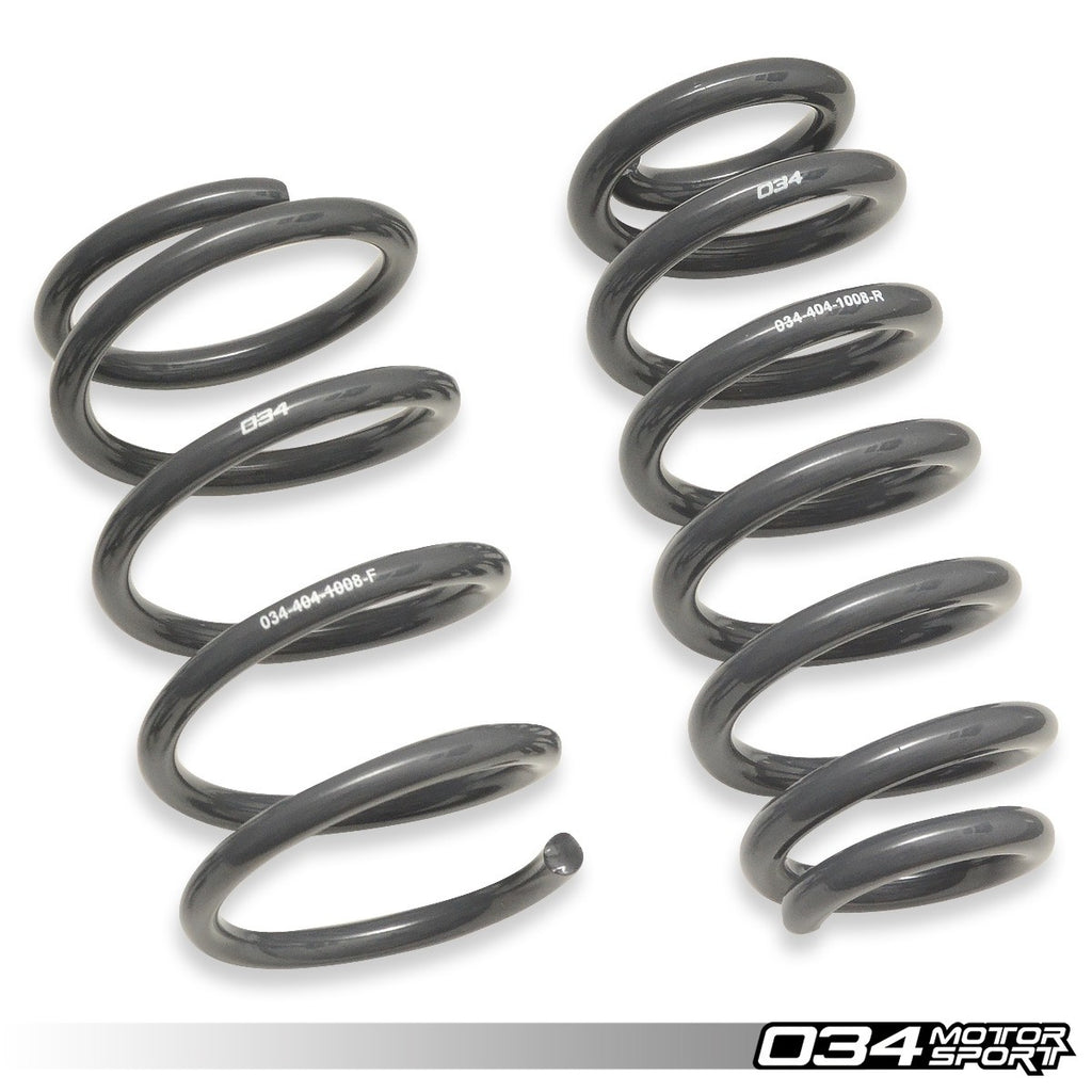 034Motorsport Dynamic+ Lowering Springs for Audi RS3 8V