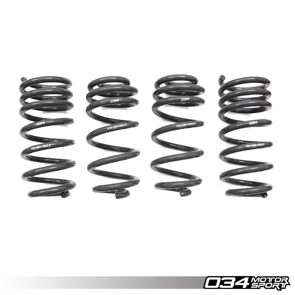 034Motorsport Dynamic+ Lowering Springs for Audi S4/S5 B9