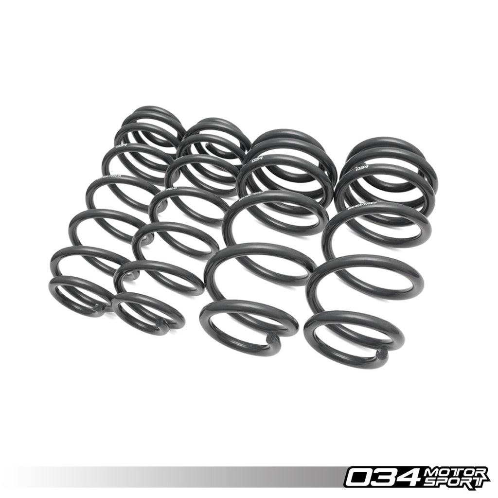 034Motorsport Dynamic+ Lowering Springs for Audi B8 S4 3.0 TFSI