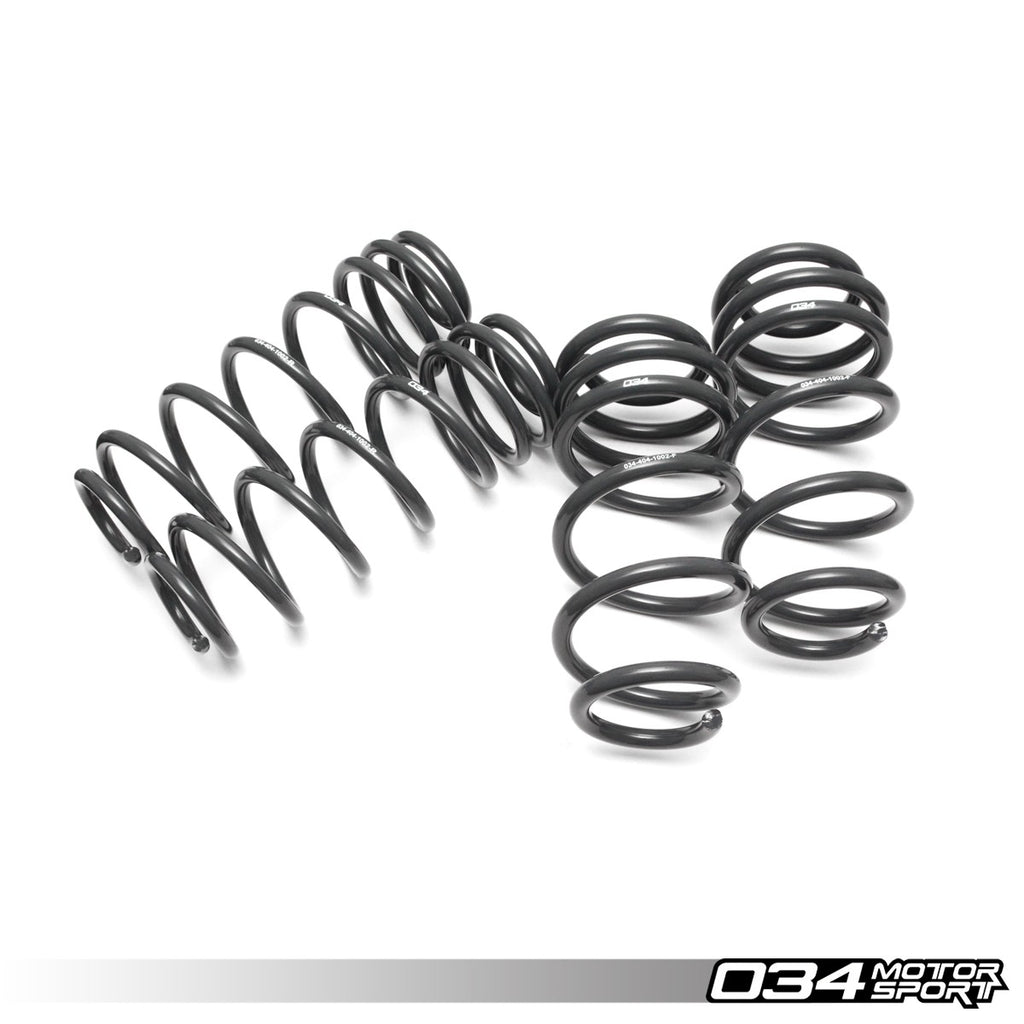 034Motorsport Dynamic+ Lowering Springs for Audi B8 S4 3.0 TFSI