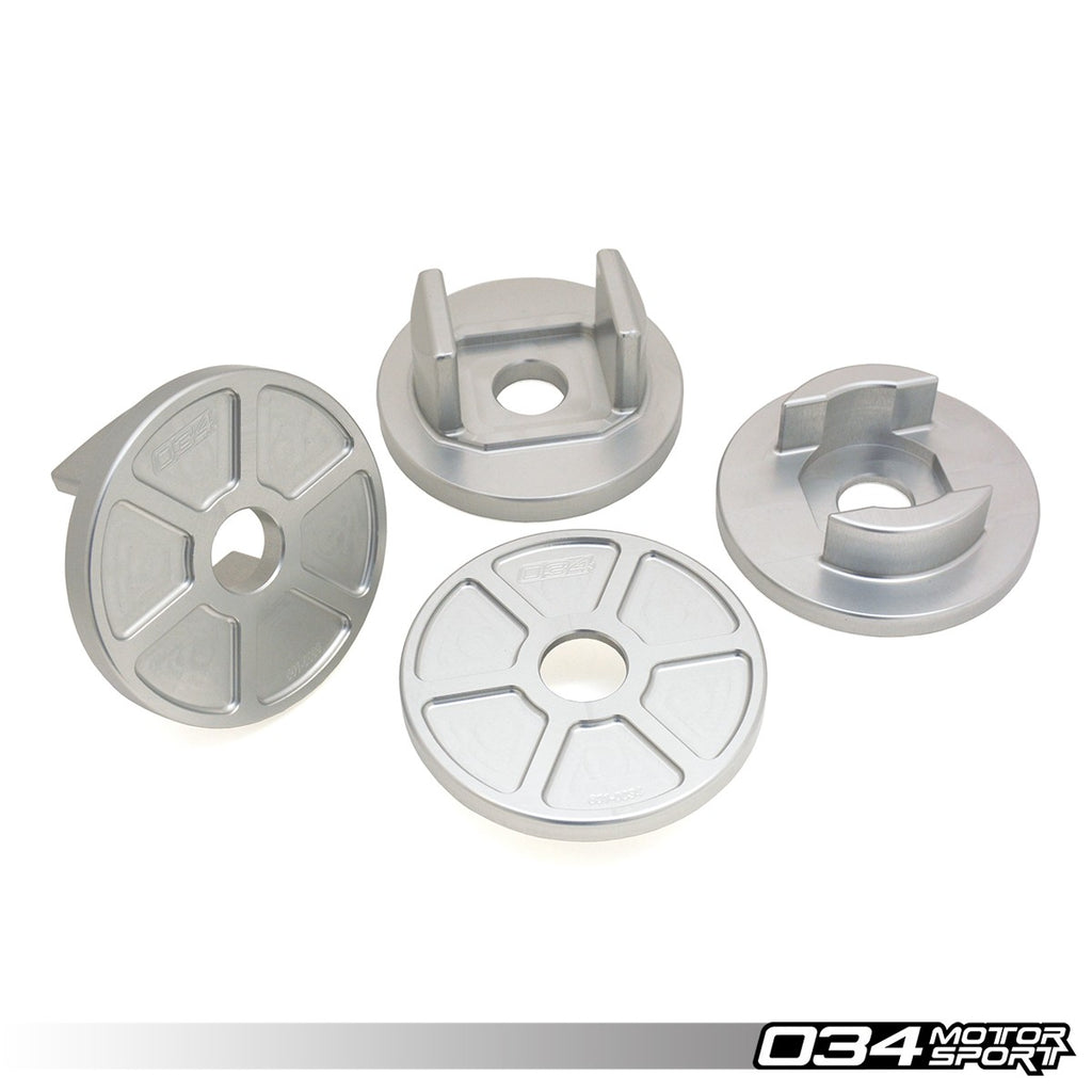 034Motorsport Billet Aluminium Rear Subframe Mount Insert Kit for Audi B8 S4/RS4/S5/RS5/Q5/SQ5
