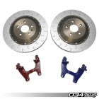 Load image into Gallery viewer, 034Motorsport 355mm rear brake rotor for VW Golf R and Audi S3 8Y, red