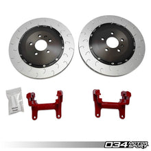 Load image into Gallery viewer, 034Motorsport 370mm rear brake rotor for Audi RS4/RS5 B9, black