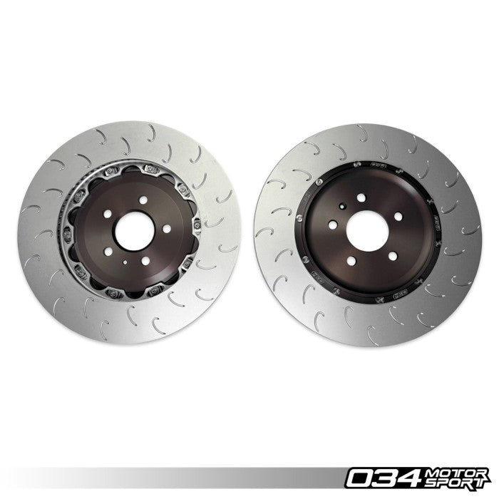 034Motorsport 2-Piece Floating Rear Brake Rotor for Audi C8 RS6