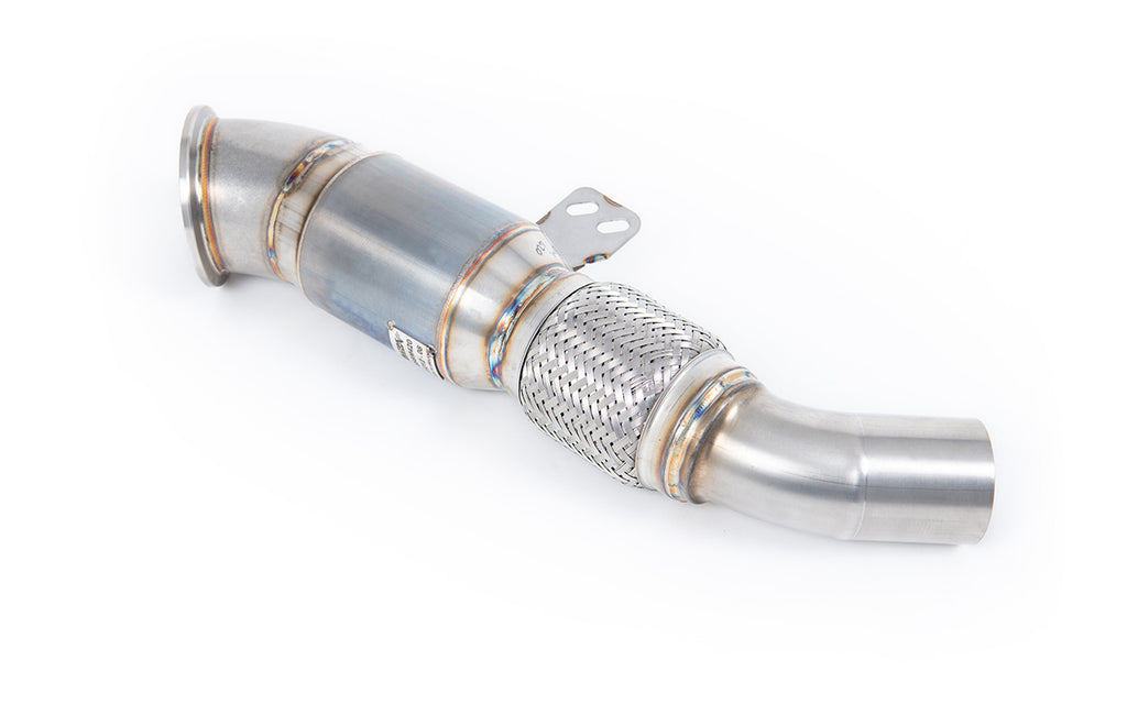 4.5" Downpipe with 90mm Flex &amp; 100 CPSI Race Cat