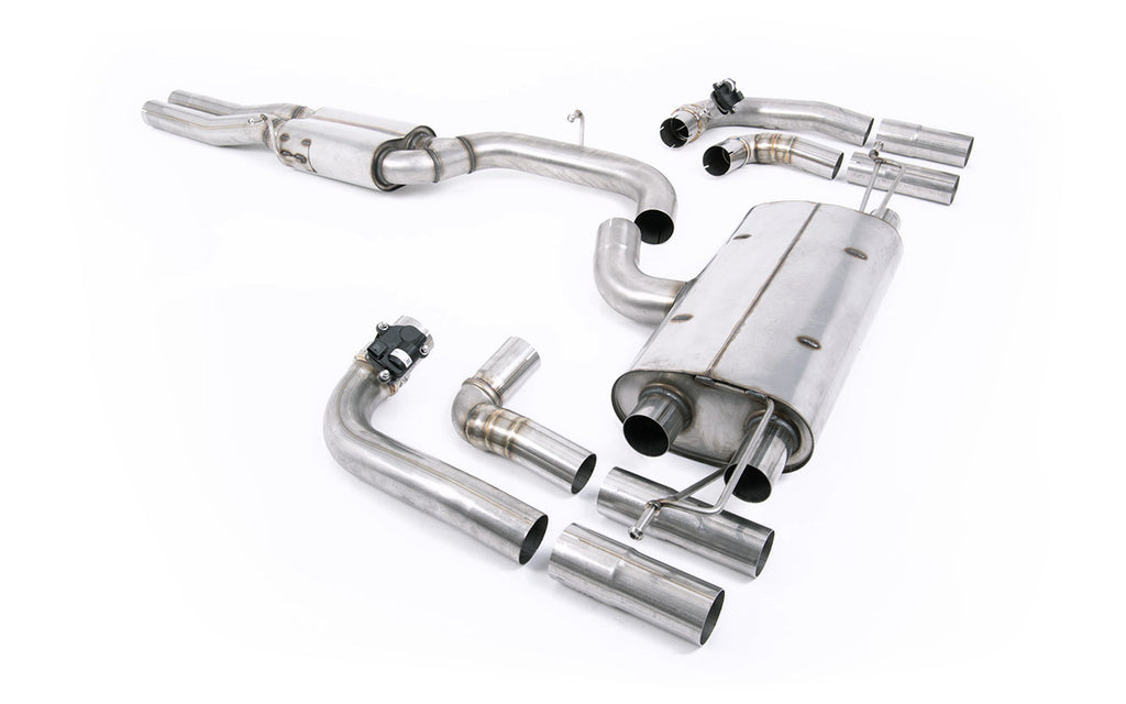 80mm Resonated (Quieter) OPF/GPF Back System For Audi RS3 8Y Saloon/Sedan