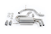 Load image into Gallery viewer, Audi A3/Seat Cupra + Leon/VW Golf MK5 GTI 2.0T - Non-Resonated (Louder) Cat-Back Exhaust System with Polished Trims with Twin Polished Trims