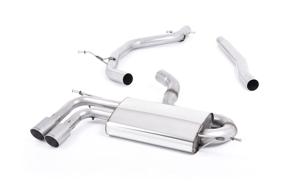 Audi A3/VW Golf GTD/Scirocco GT - TDI 2.0 170PS - DPF-Back Exhaust System with Titanium Trims