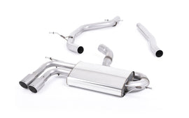 Audi A3/VW Golf GTD/Scirocco GT - TDI 2.0 170PS - DPF-Back Exhaust System with Titanium Trims