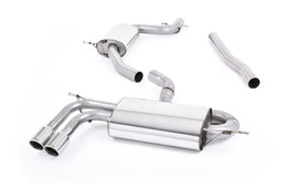 Audi A3 1.8 TSI - Resonated (Quieter) Cat-Back Exhaust System with Polished Trims