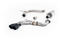 Load image into Gallery viewer, Audi A3 2.0 TDI MQB - Resonated (Quieter) Cat-Back Exhaust System with Cerakote Black Trims