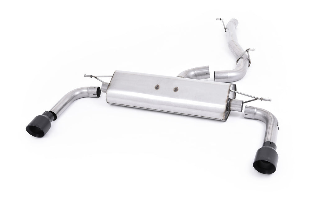 Audi A3 2.0 TFSI 8V (US only) - Non-Resonated (Louder) Cat-Back Exhaust System with Cerakote Black Trims