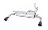 Audi A3 2.0 TFSI 8V (US only) - Non-Resonated (Louder) Cat-Back Exhaust System with Cerakote Black Trims