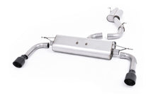 Load image into Gallery viewer, Audi A3 2.0 TFSI 8V (US only) - Resonated (Quieter) Cat-Back Exhaust System with Cerakote Black Trims