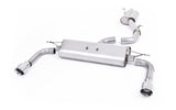 Audi A3 2.0 TFSI 8V (US only) - Resonated (Quieter) Cat-Back Exhaust System with Polished Trims
