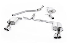 Load image into Gallery viewer, Audi A4 2.0 B8 (Tiptronic)/Audi A5 (Multitronic) S line - Cat-Back Exhaust System with Quad-outlet GT80 Trims