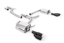 Load image into Gallery viewer, Audi A4 2.0 TDI B8/A5  S-line - Cat-Back Exhaust System with Cerakote Black Quad Outlet Trims