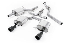 Load image into Gallery viewer, Audi A5 2.0 TFSI - Cat-Back Exhaust System with Cerakote Black Dual Outlet Trims