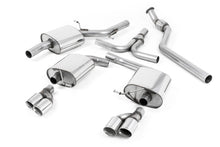 Load image into Gallery viewer, Audi A5 2.0 TFSI - Cat-Back Exhaust System with GT80 Quad Outlet Trims
