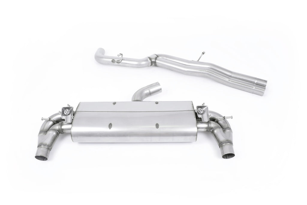 Audi RS3 8V Pre Facelift - Valved &amp; Non-Resonated (Louder) Cat-Back Exhaust System with Polished Oval Trims