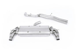 Audi RS3 8V Pre Facelift - Valved & Non-Resonated (Louder) Cat-Back Exhaust System with Polished Oval Trims