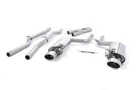 Audi RS4 B7 - Valved & Non-Resonated Cat-Back Exhaust System with Polished Oval Trims