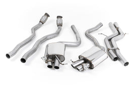 Audi RS5 B8 Coupe - Non-Resonated (Louder) Cat-Back Exhaust System (U.S Spec)  - Uses OE Trims