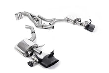 Load image into Gallery viewer, Audi RS6/RS7 C8 - Front Silencer Back System (Twin 80mm) with Cerakote Black Oval Trims