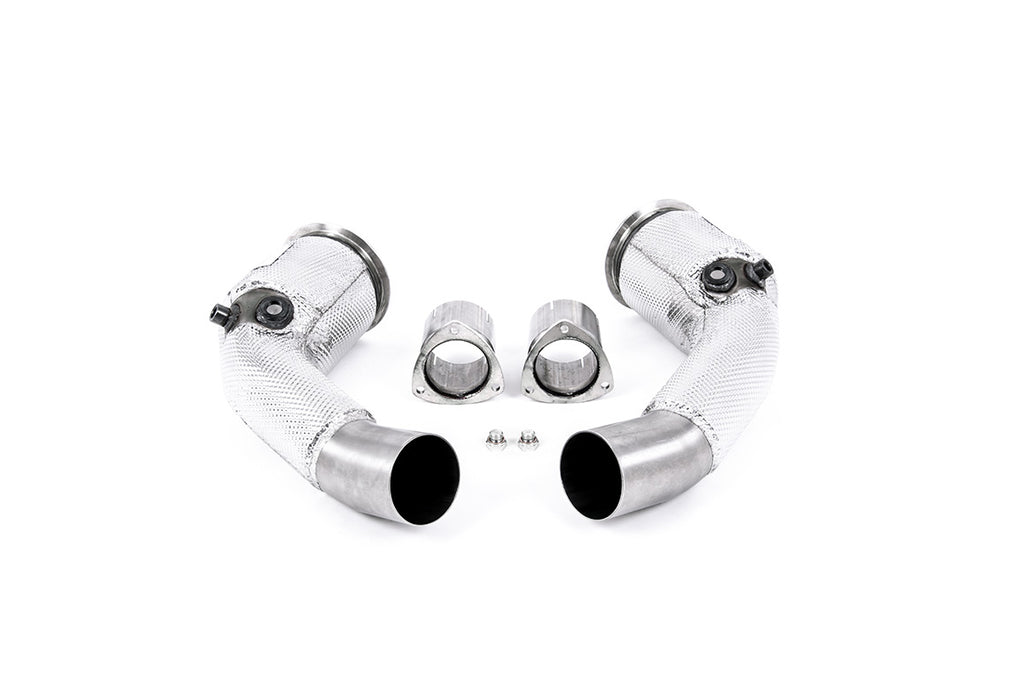 Audi RS6/RS7 C8 &amp; S8 D5 - Large Bore Downpipes &amp; De-Cat (For OE System)