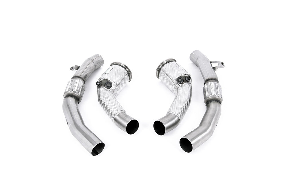 Audi RS6/RS7 C8 &amp; S8 - Large Bore Downpipe with Cat &amp; GPF Delete - For Milltek