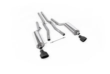 Load image into Gallery viewer, Audi RS6 C5 - Non-Resonated (Louder) Cat-Back Exhaust System with Cerakote Black Trims