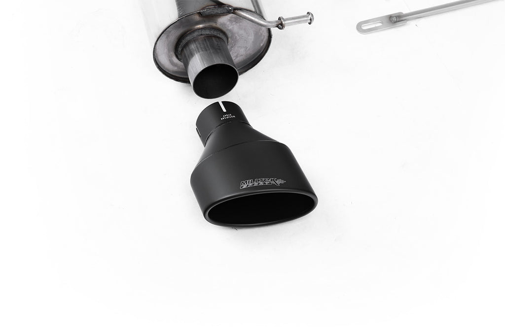 Audi RS6 C5 - Non-Resonated (Louder) Cat-Back Exhaust System with Cerakote Black Trims