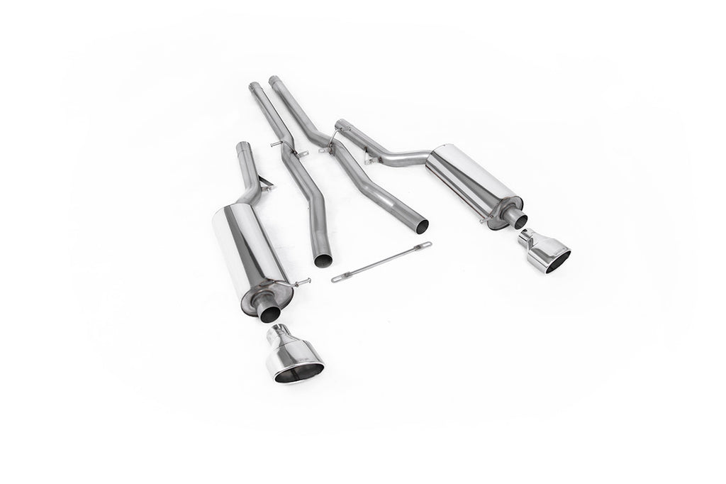 Audi RS6 C5 - Non-Resonated (Louder) Cat-Back Exhaust System with Polished Trims