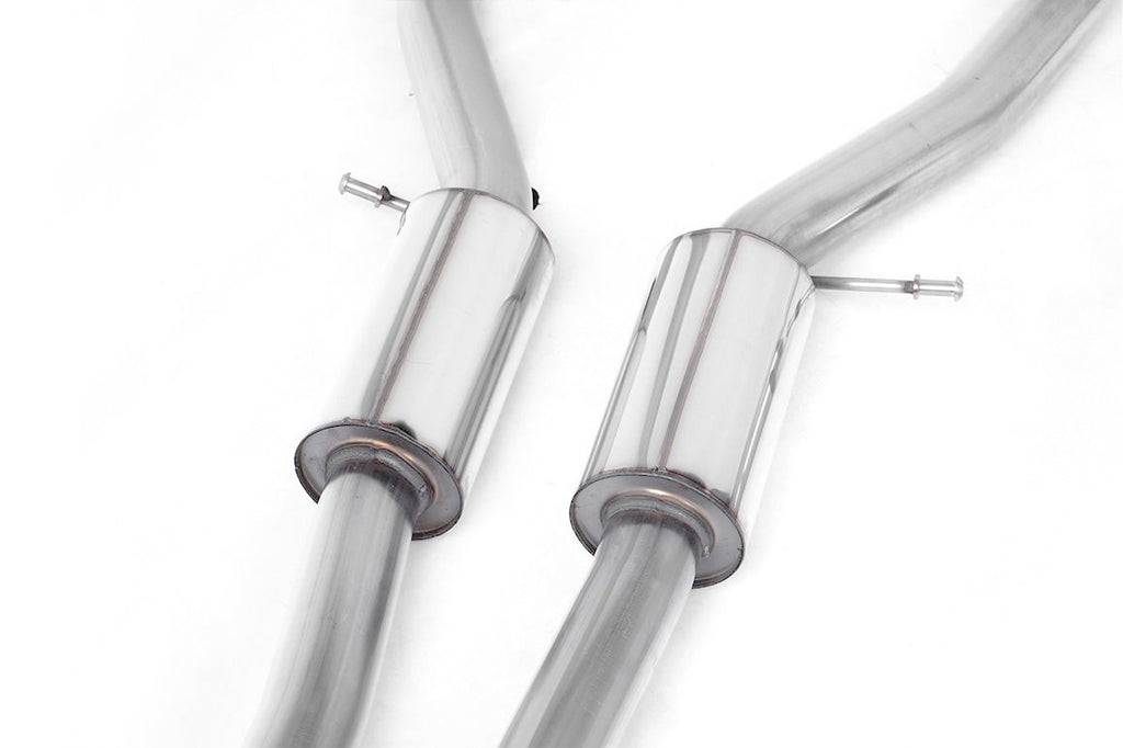 Audi RS6 C5 - Resonated (Quieter) Cat-Back Exhaust System with Polished Trims