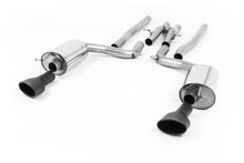 Load image into Gallery viewer, Audi RS6 C6 - Non-Resonated (Louder) Cat-Back Exhaust System with Ceramic-coated Black Satin Dual-Oval Trims