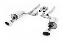 Load image into Gallery viewer, Audi RS6 C6 - Non-Resonated (Louder) Cat-Back Exhaust System with Polished Dual-Oval Trims