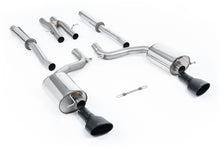 Load image into Gallery viewer, Audi RS6 C6 - Resonated (Quieter) Cat-Back Exhaust System with Ceramic-coated Black Satin Dual-Oval Trims