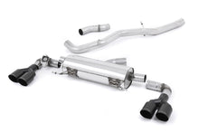 Load image into Gallery viewer, Audi S1 - Non-Resonated (Louder) Cat-Back Exhaust System with Quad Cerakote Black Round Trims