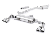 Load image into Gallery viewer, Audi S1 - Resonated (Quieter) Cat-Back Exhaust System with Quad Polished Oval Trims
