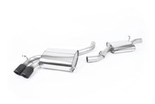 Load image into Gallery viewer, Audi S3 8P 3-door - Resonated (Quieter) Cat-Back Exhaust System with Ceramic Black Trims