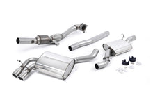 Load image into Gallery viewer, Audi S3 8P Sportback - Turbo-Back Exhaust System with Hi-Flow Sports Catalyst with Polished Trims