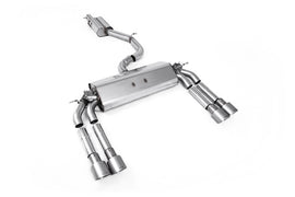 Audi S3 8V/V.2 - Resonated (Quieter) Cat-Back Exhaust System with Quad Round Titanium Trims