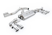 Load image into Gallery viewer, Audi S3 8Y Sportback GPF models - 80mm Non-Resonated (Louder) Cat-Back Exhaust System with Polished Ovals Trims