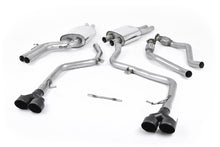 Load image into Gallery viewer, Audi S5 B8.5 Coupe/Cabriolet - Non-Resonated (Louder) Cat-Back Exhaust System with Quad Black Velvet Trims